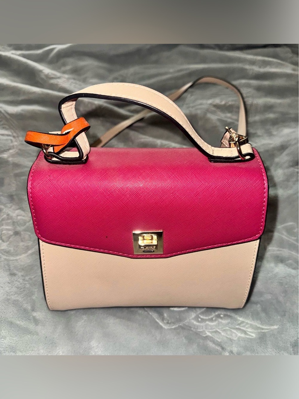 Dune London "Minilady" Colorblock Top Handle Satchel Crossbody Bag